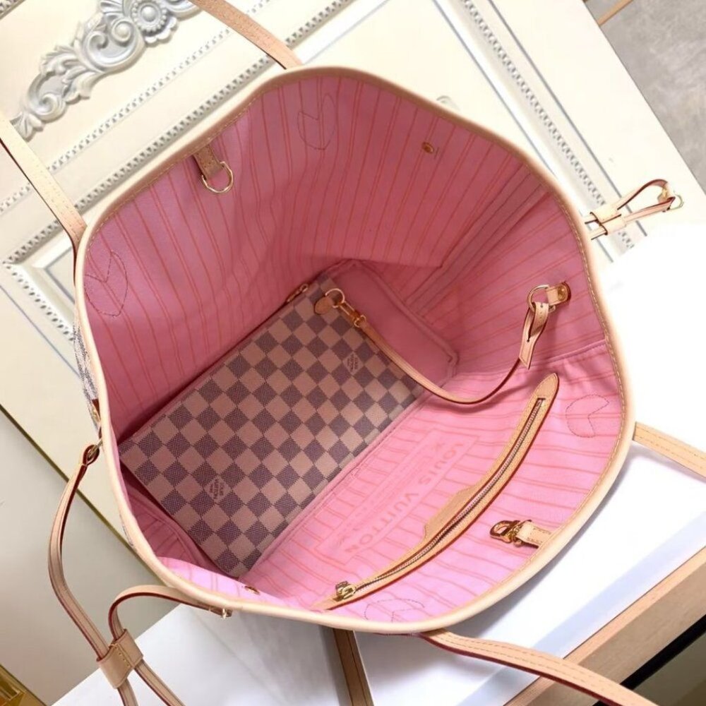 Louis Vuitton Neverfull Damier Azur Canvas MM - Picture 5 of 5